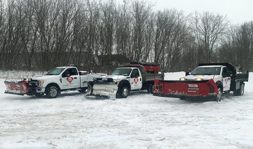 Trucks for Snow Plowing and Salting