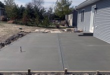Picture frame concrete patio – Sturtevant, WI