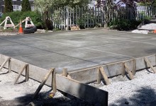Concrete garage slab – Kenosha, WI