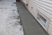Concrete driveway – Racine, WI