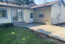 Concrete patio with steps – Racine, WI