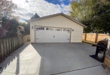 24' x 24' concrete driveway for garage package – Racine, WI