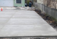 20' x 80' concrete driveway – Mt. Pleasant, WI