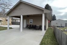 City of Racine Custom Garage -  22' x 32' with Covered Porch