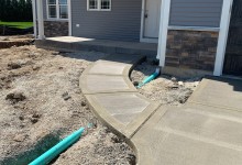 Walkway for new construction - Sturtevant, WI